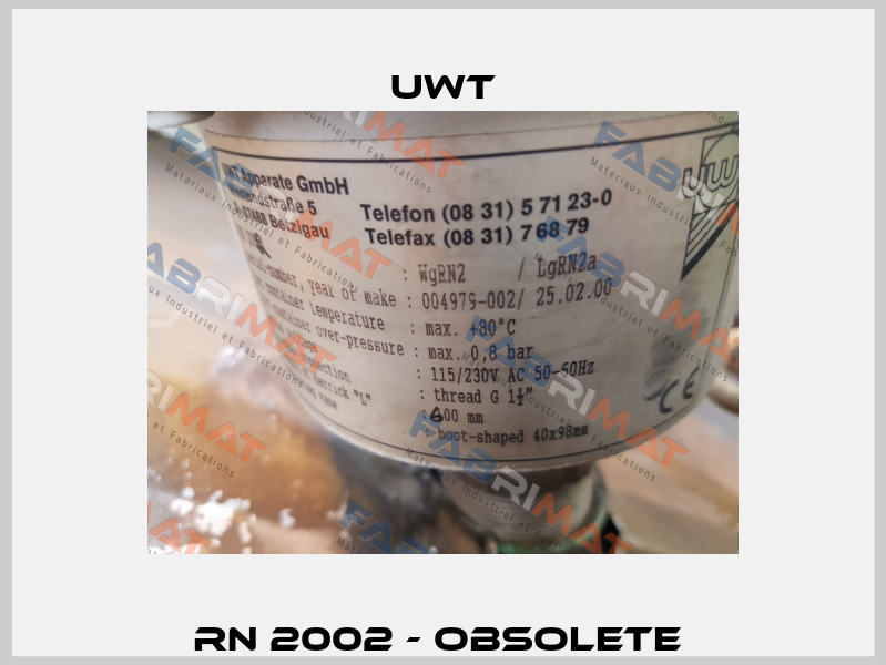RN 2002 - obsolete  Uwt