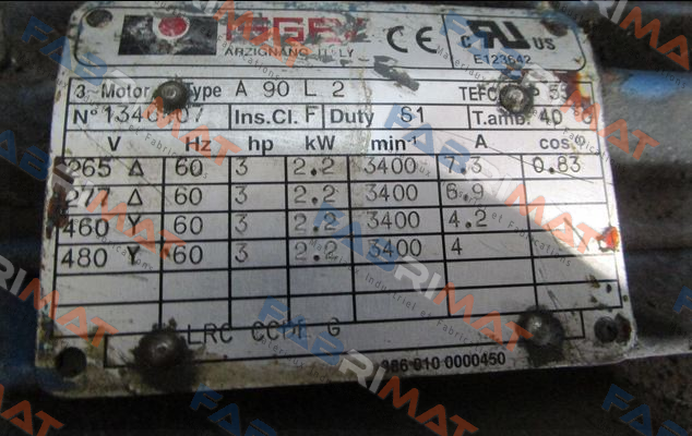 A90L2 (OEM for Lowara)  Isgev