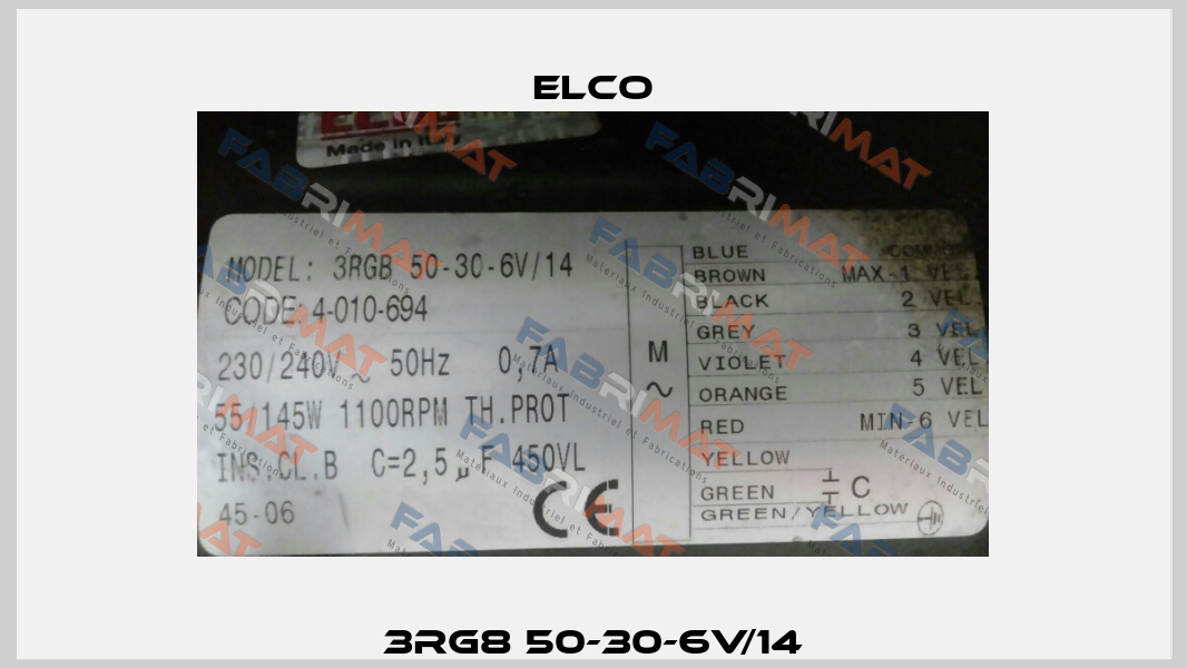 3RG8 50-30-6V/14 Elco