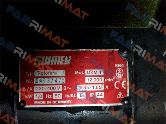 F D10 USP 400V 50HZ   Suhner