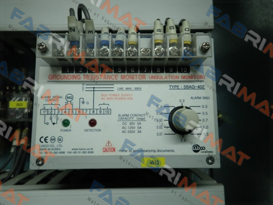 SBAG-402 REPLACED BY SBAG-402N Luxco (formerly Westronics)