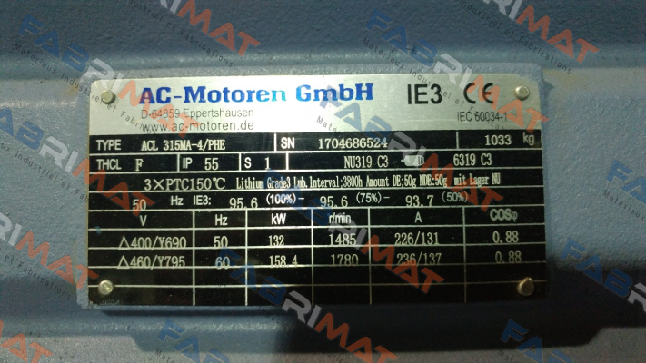 ACL 315 MA 4/PHE  AC Motoren