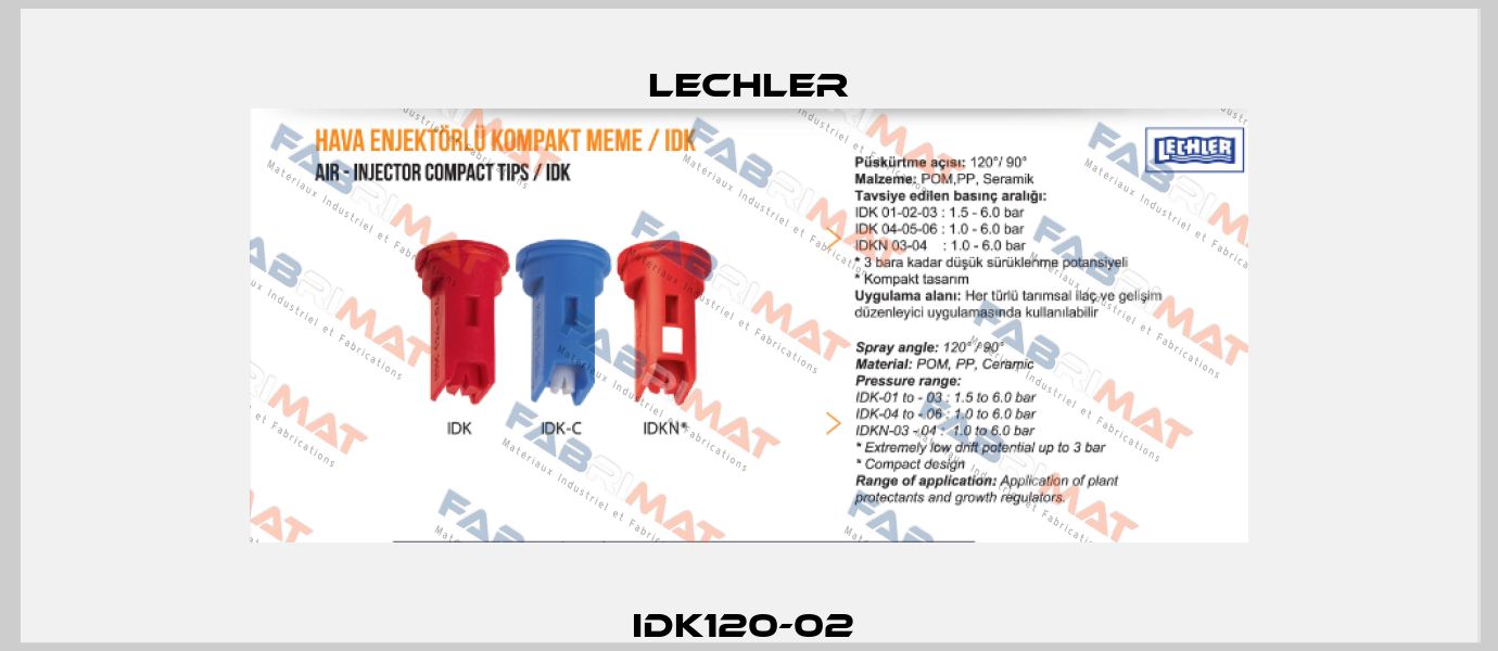 IDK120-02  Lechler