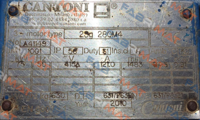 2SIE 280S-4 Cantoni
