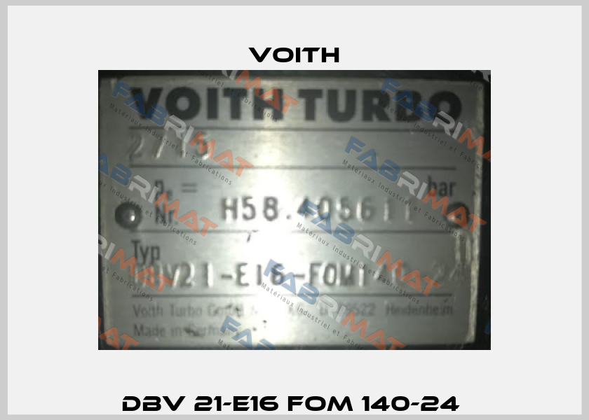 DBV 21-E16 FOM 140-24  Voith