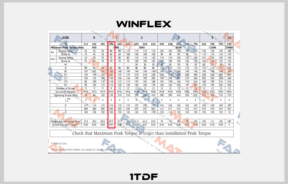1TDF Winflex