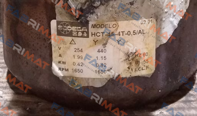 070231-HCT45-4T-0.5-AL-IMP Sodeca