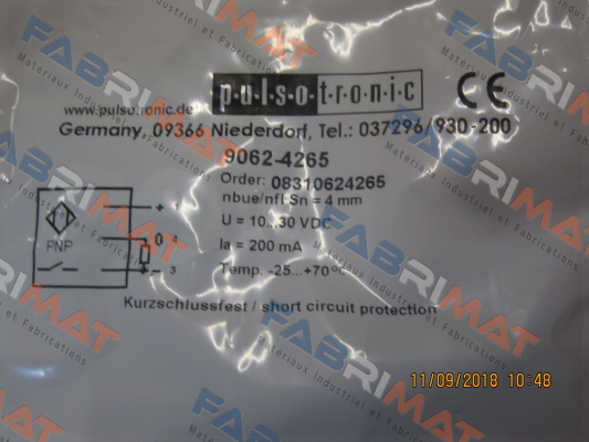 9062-4265 (KJ4-M12EN60-DPS-V2) / 08310624265 Pulsotronic