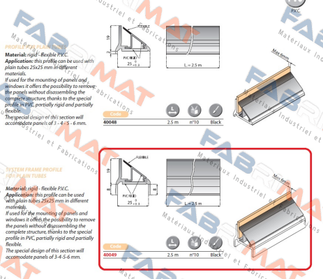 40048  obsolete/replacement 40049 System Plast