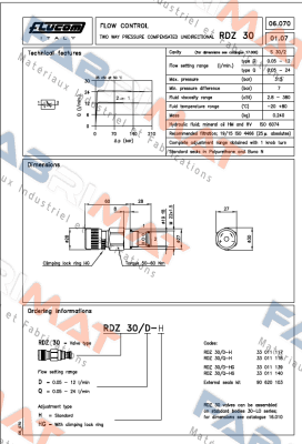 RDZ30D-HG Flucom