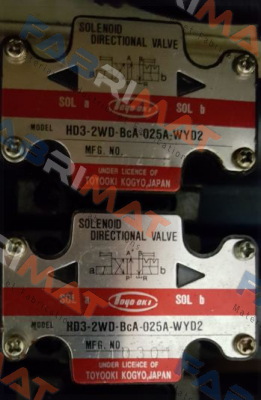 i HD3-2WD-BcA-025A-WYD2 JTEKT FLUID POWER SYSTEMS CORPORATION (ex. Toyooki)