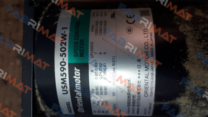 USM590-502W-1 Oriental Motor