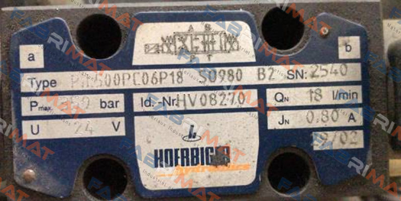 PN:500PC06P18 S0980 B2 Hoerbiger