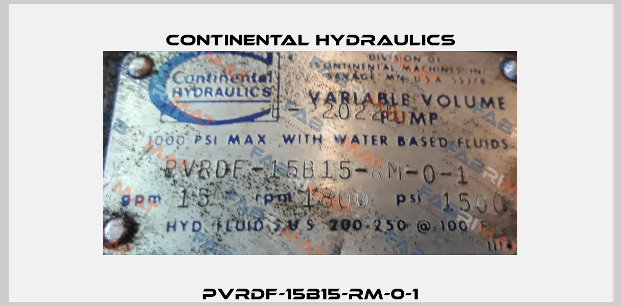 PVRDF-15B15-RM-0-1 Continental Hydraulics