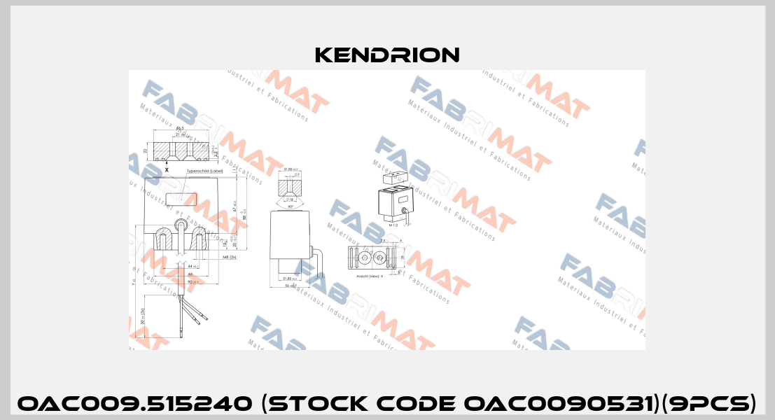 OAC009.515240 (stock code OAC0090531)(9pcs) Kendrion