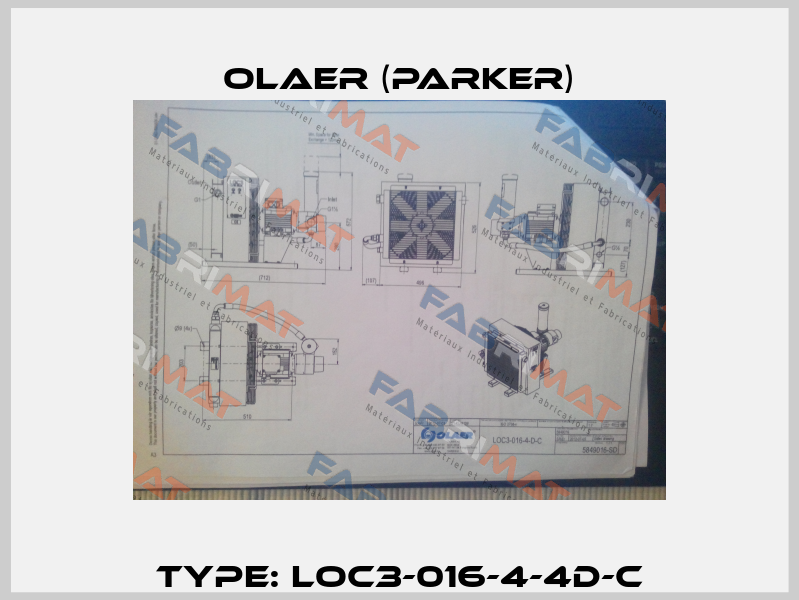 Type: LOC3-016-4-4D-C Olaer (Parker)