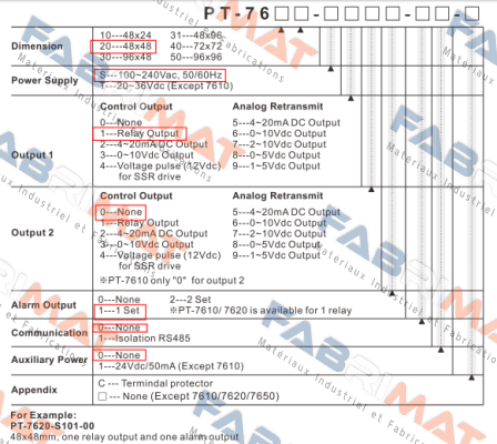 PT-7620-S101-00 Finetek