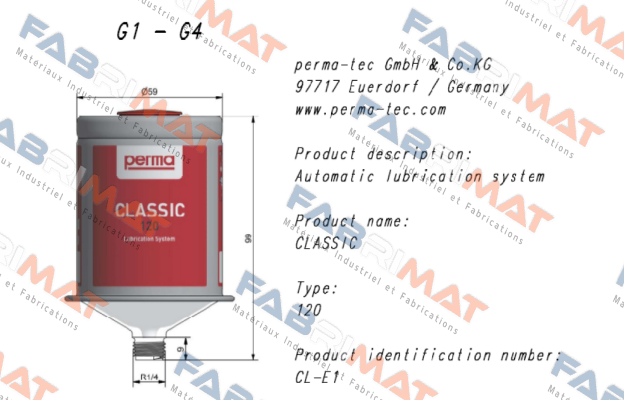 Perma CLASSIC mit perma Universalfett (SF01) Perma