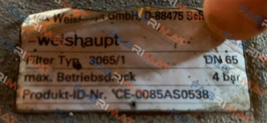 3065/1 Weishaupt