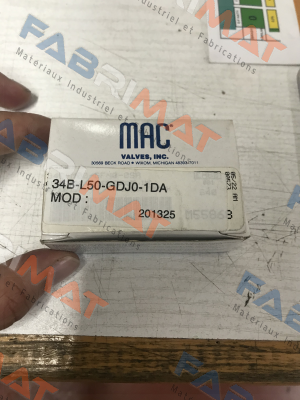 34B-L50-GDJ0-1DA МAC Valves