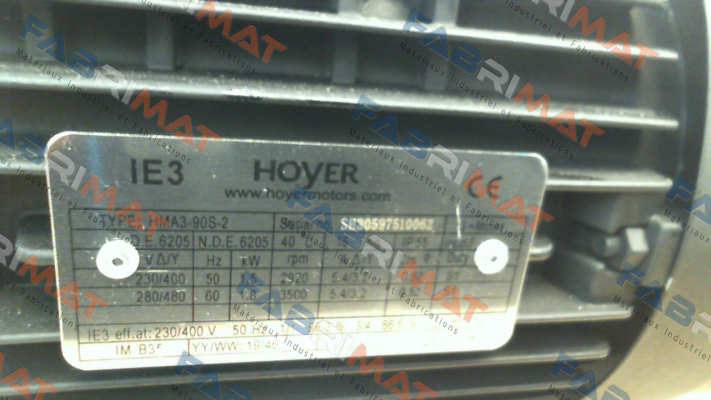 HMA3 90 S-2 1,5kW IE3 Hoyer Motors