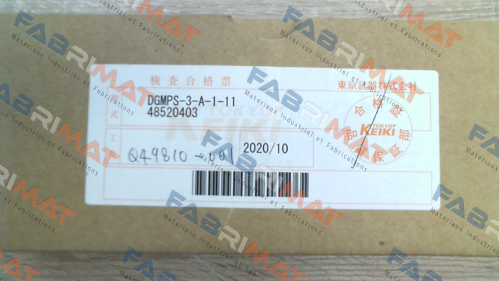 P/N:TO48520403; Type: DGMPS-3-A-1-11 Vickers (Eaton)