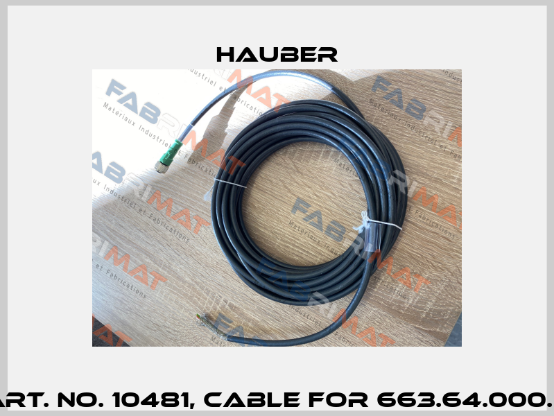 Art. No. 10481, cable for 663.64.000.0 HAUBER