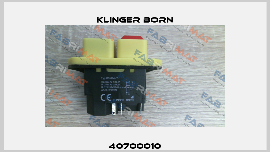 40700010 Klinger Born