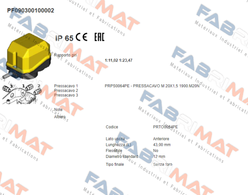 GF4C PF090300100002 Ter Tecno Elettrica Ravasi