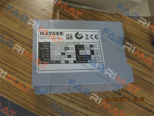 SG EFS 104 ZK2/1 24V AC/DC 1,2 kOhm Mayser