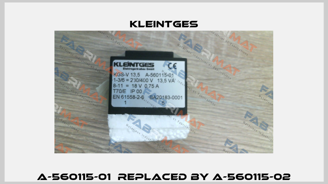 A-560115-01  replaced by A-560115-02 Kleintges