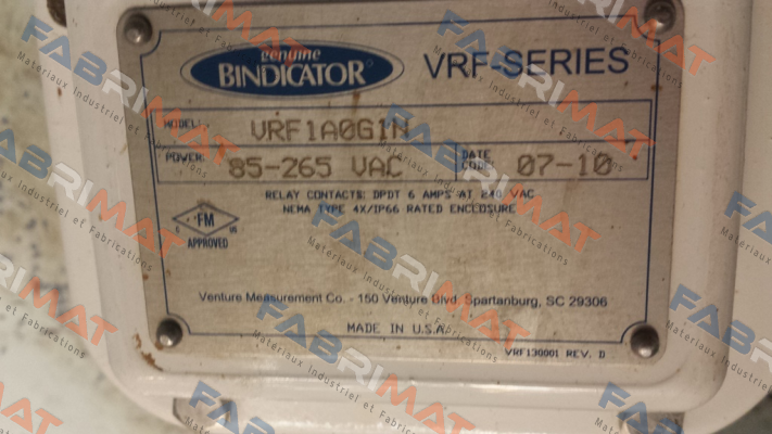 VRFII-SG-N  Bindicator