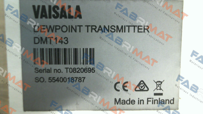 DMT143 G1G1A1A3A0ASX Vaisala