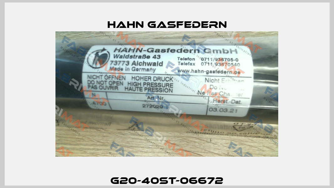 G20-40ST-06672 Hahn Gasfedern