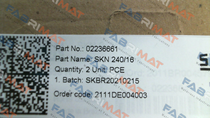 02236661 / SKN 240/16 Semikron