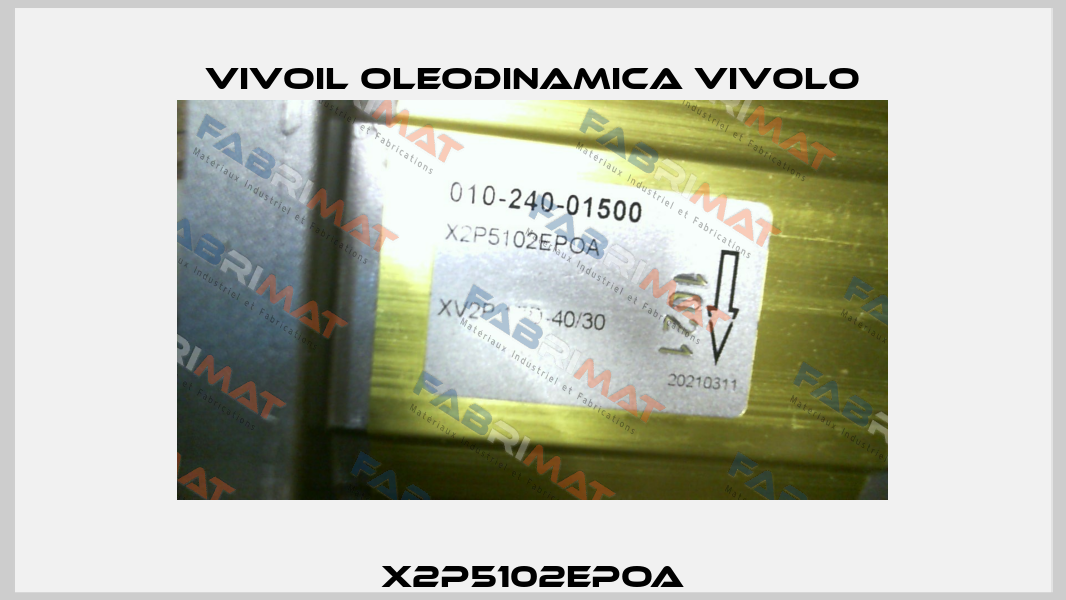 X2P5102EPOA Vivoil Oleodinamica Vivolo