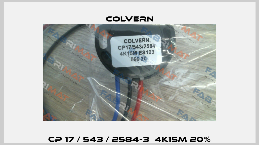 CP 17 / 543 / 2584-3  4K15M 20% Colvern