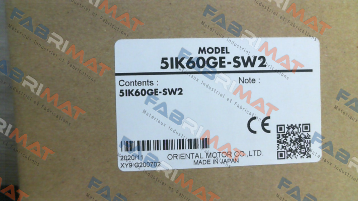 5IK60GE-SW2 Oriental Motor