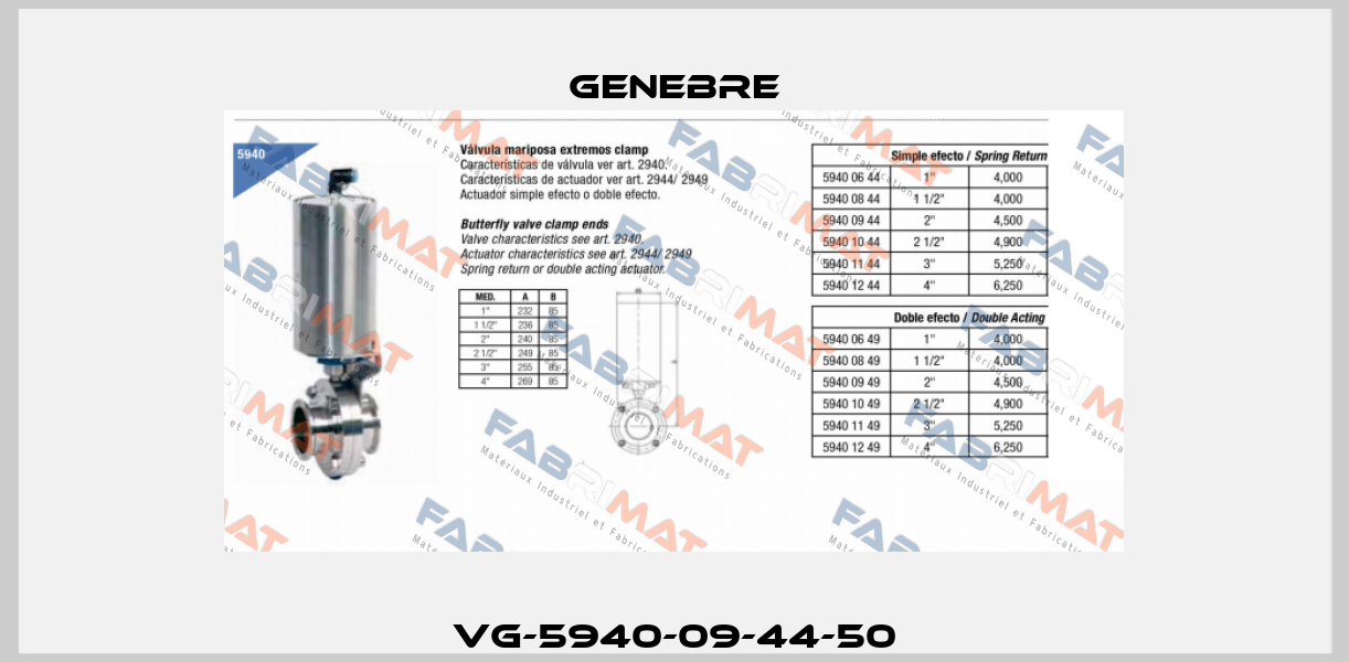 VG-5940-09-44-50 Genebre