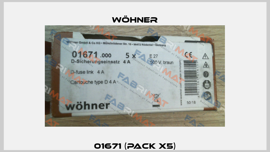 01671 (pack x5) Wöhner