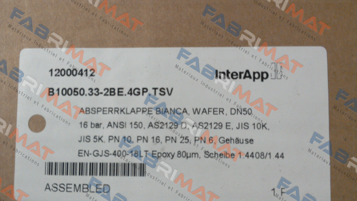 B10050.33-2BE.4GP.TSV InterApp