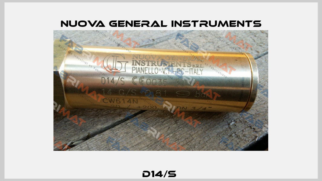 D14/S  Nuova General Instruments