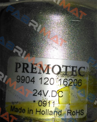 9904 120 16206 24VDC *0911 Premotec