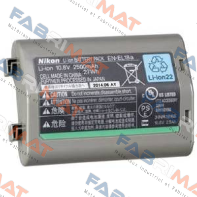 P/N: VFB11801 Type: EN-EL18a Nikon