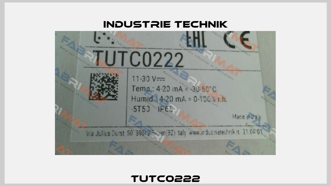 TUTC0222 Industrie Technik