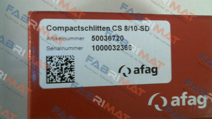 CS 8/10-SD  /  50036720 Afag