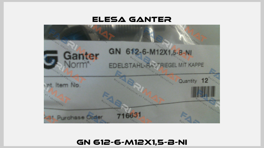 GN 612-6-M12X1,5-B-NI Elesa Ganter