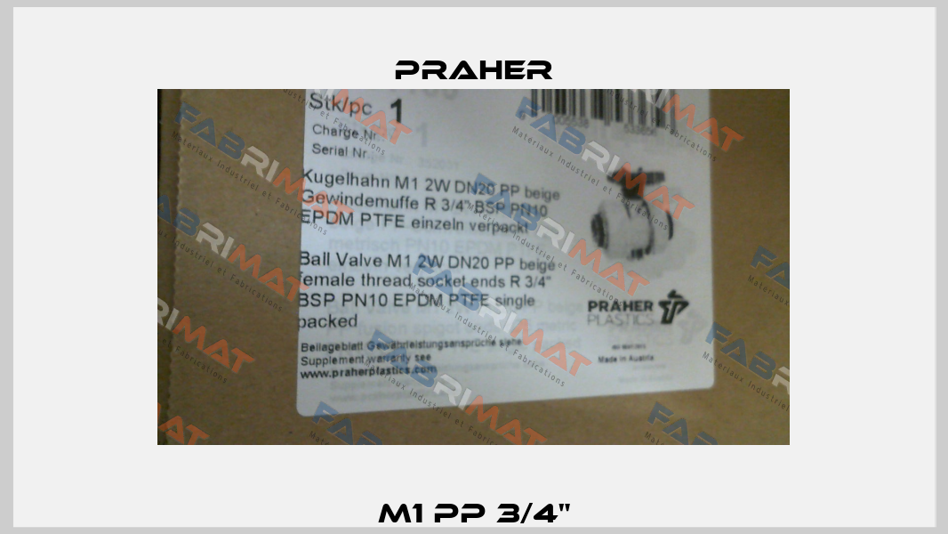 M1 PP 3/4" Praher