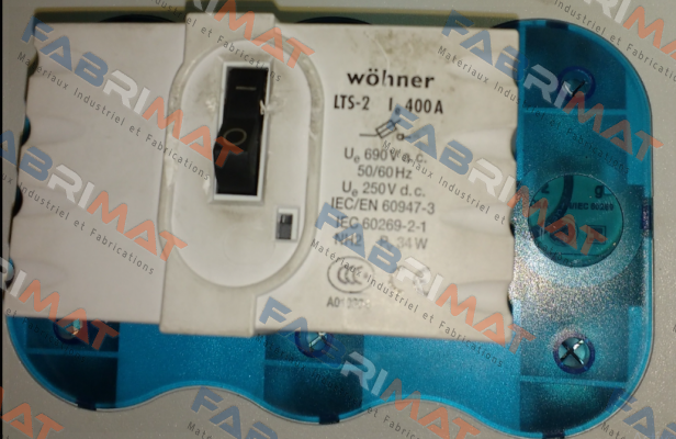 LTS-2 400A - possible products: 33602 or 33202 Wöhner