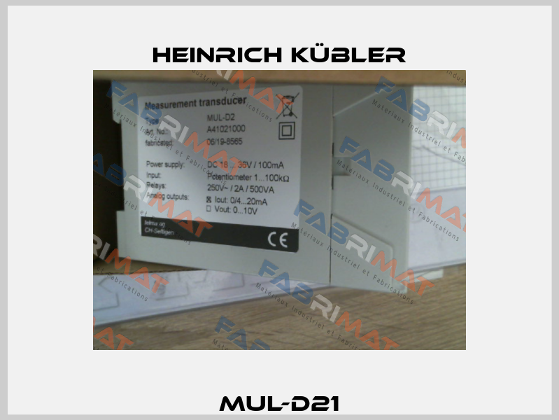 MUL-D21 Heinrich Kübler